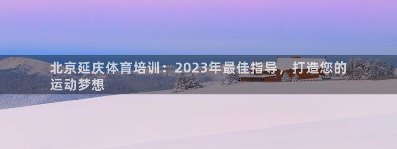 尊龙科技：北京延庆体育培训：2023年最佳指导，打造